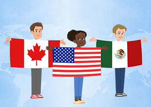 Hey, Flag!—North America